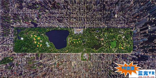 高空纽约曼哈顿 62MB 高空航拍类VR视频