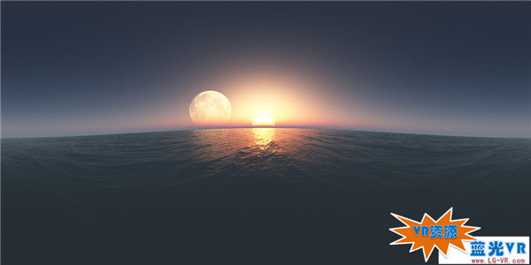 冥想：海上落日 虚拟科幻类VR视频