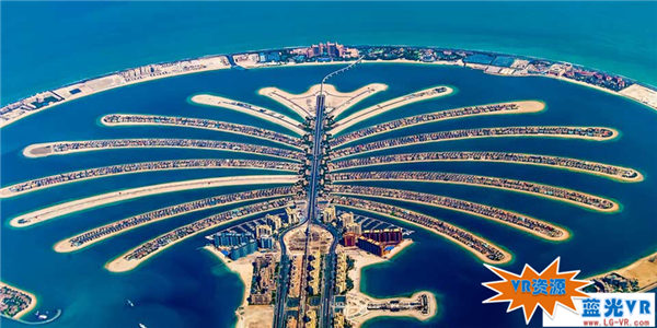 高空全景看迪拜 88MB 高空航拍类VR视频