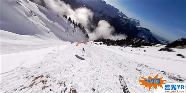 急速雪地滑翔伞下载 74MB 极限刺激类VR视频