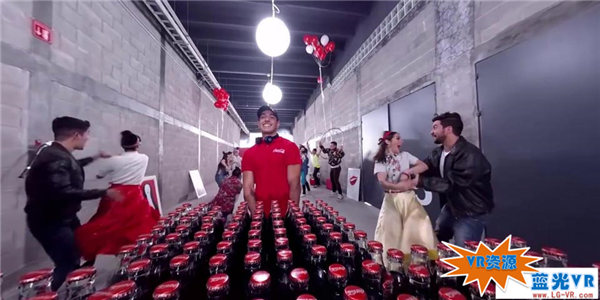 可口可乐创意快闪 113MB 演出展览类VR视频
