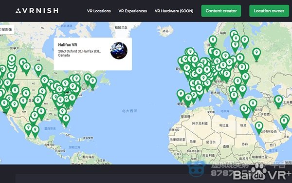 VRnish可以让你搜索全球的VR体验店